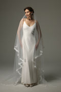 Two Tier Chantilly Lace Wedding Veil – Cathedral Bridal Veil